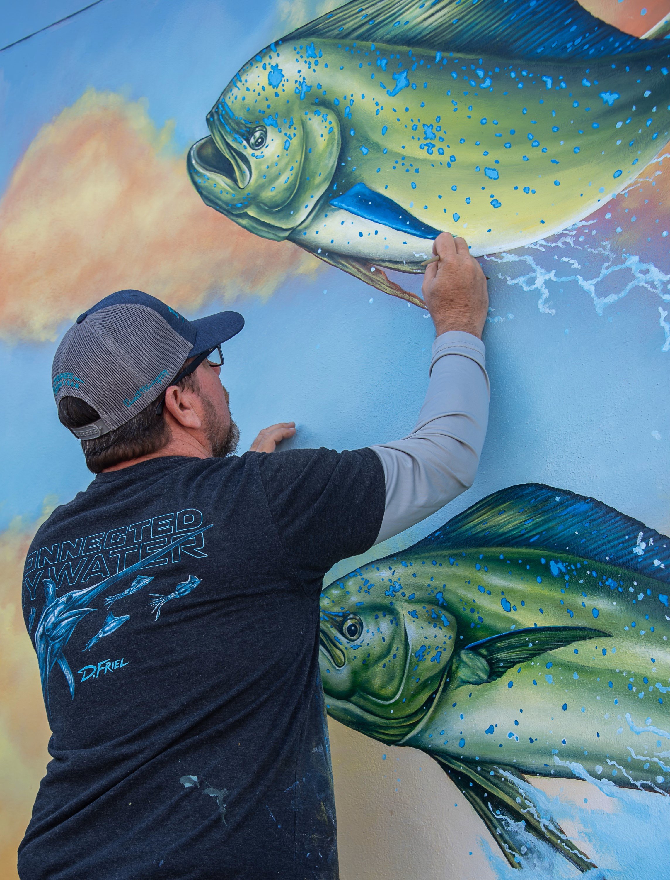 Artist D. Friel - Connected By Water